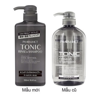 Dầu gội bạc hà dành cho nam Tonic Pharmaact 550ml