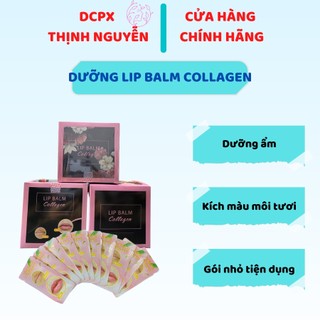 Dưỡng kích màu môi lip balm collagen