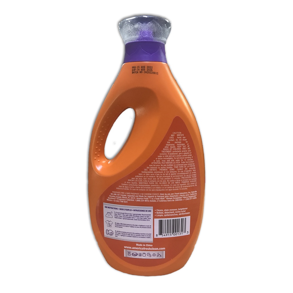 Nước giặt America Fresh  2L