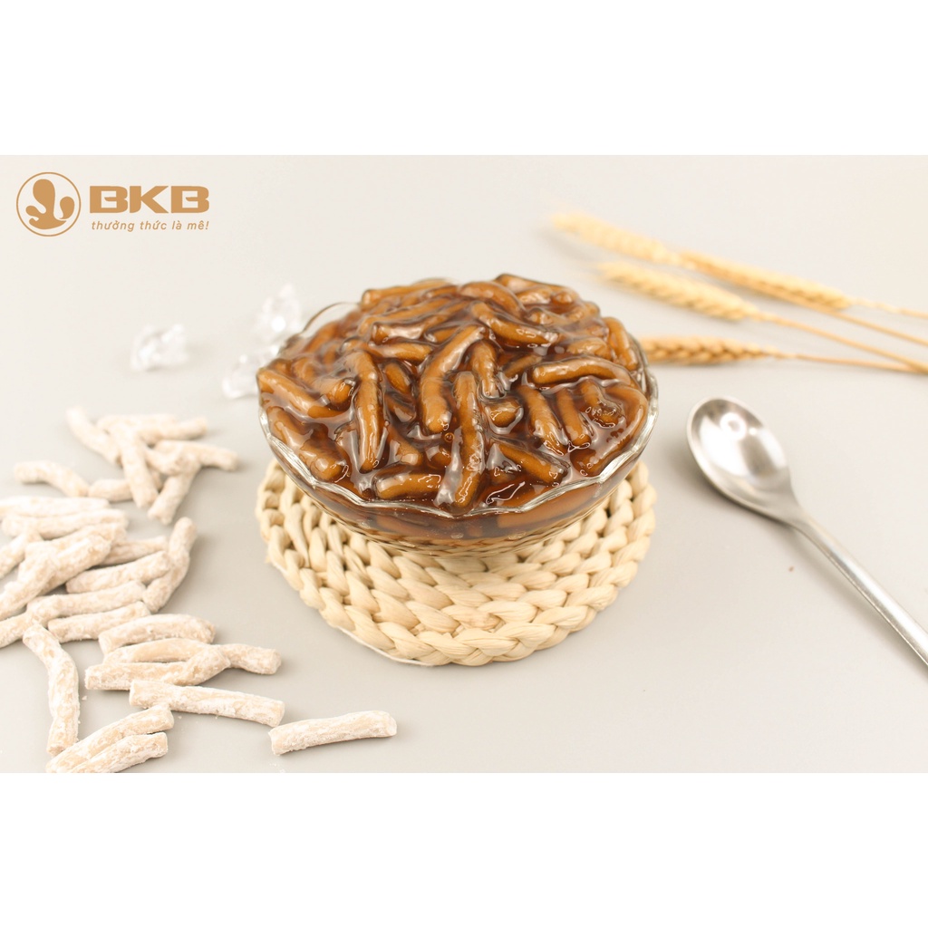 Trân châu sợi hương caramel - Topping trà sữa, thơm bùi, dẻo giòn, ngọt dịu ngon khó cưỡng