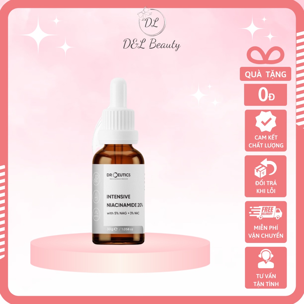 DRCEUTICS Tinh chất Niacinamide DrCeutics Intensive Niacinamide 20% Mờ Thâm Sáng Da (30g)