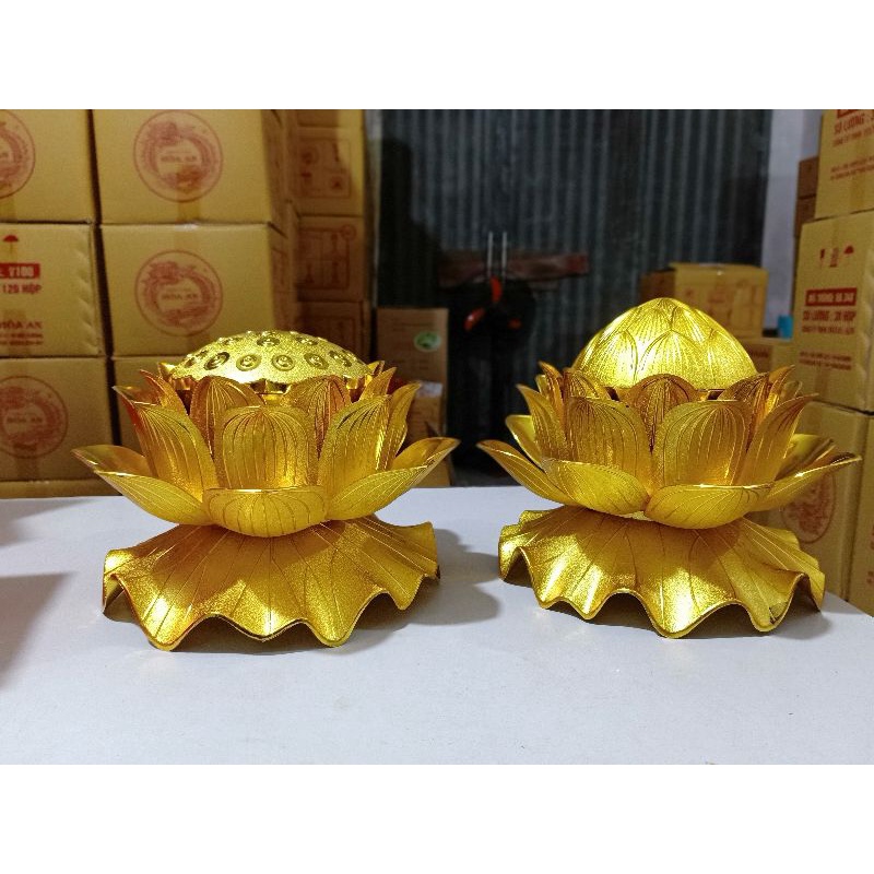 Bánh đậu xanh Hoà An-Hộp Sen vàng