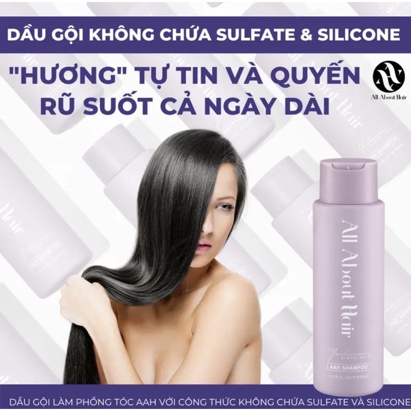 DẦU GỘI ALL ABOUT HAIR GIẢM RỤNG, GIẢM BẾT TÓC