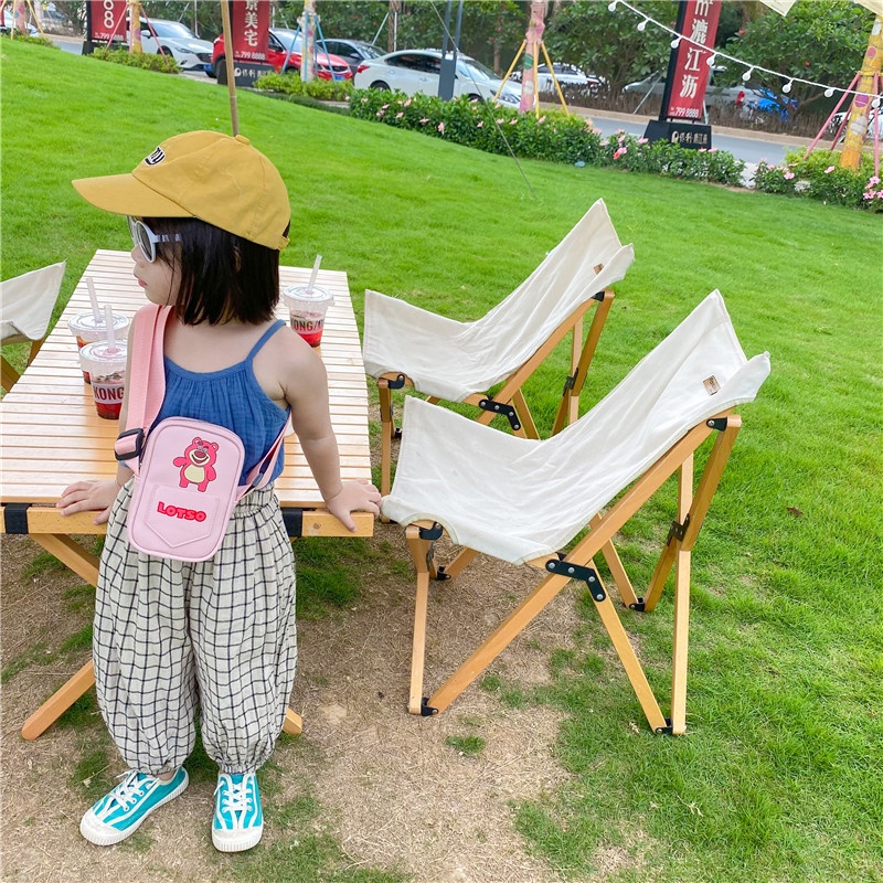 Gấu dâu Lotso Túi Xách Đeo Vai Cỡ Lớn Họa Tiết Hoạt Hình Snoopy / Gấu / Dâu Tây Dễ Thương Cho Bé