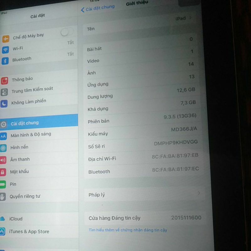 ipaa3 bảng wifi