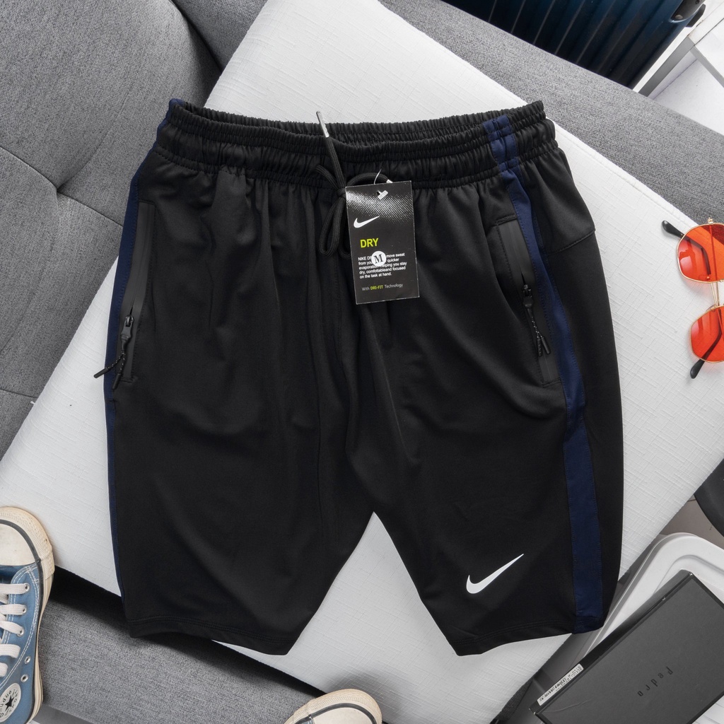 Quần đùi nam thể thao chất thun co giãn thấm hút hoạt động thể thao tập gym Q80