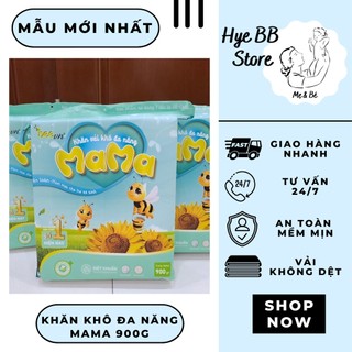 [HÀNG CHÍNH HÃNG] Khăn vải khô đa năng MAMA (Bịch lớn 900g)
