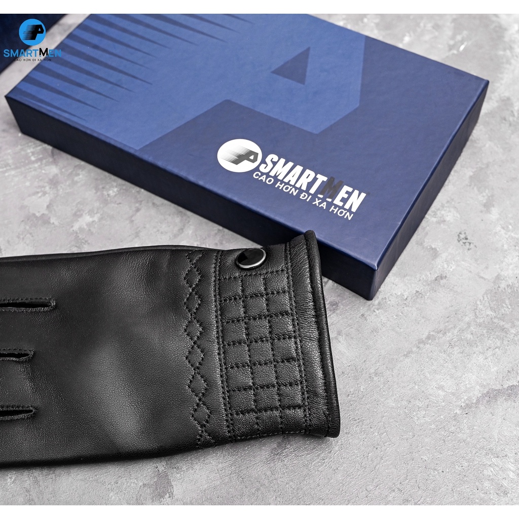 Găng tay Da dê Cảm ứng cao cấp SMARTMEN GTD-02