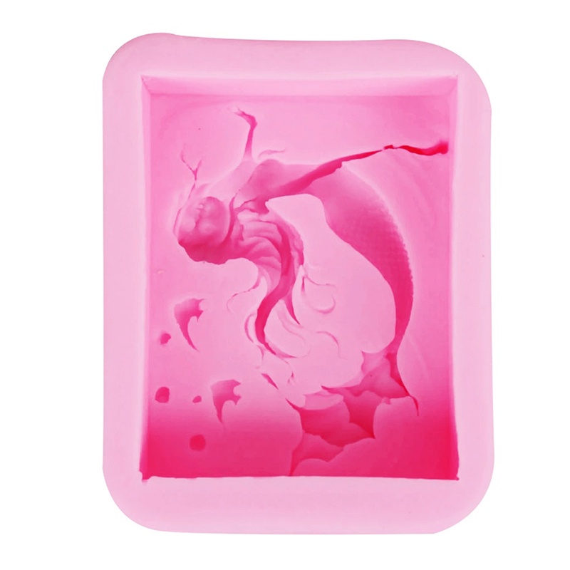 Khuôn Làm Bánh / Kẹo / Xà Phòng Chất Liệu Silicone Hình Bông Hoa Phong Cách Cổ Điển