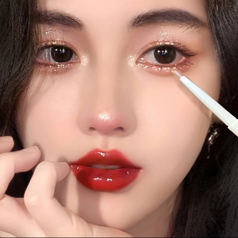 Hisyi Bút Kẻ Mắt Màu Lì Ánh Kim Không Thấm Nước Lâu Trôi