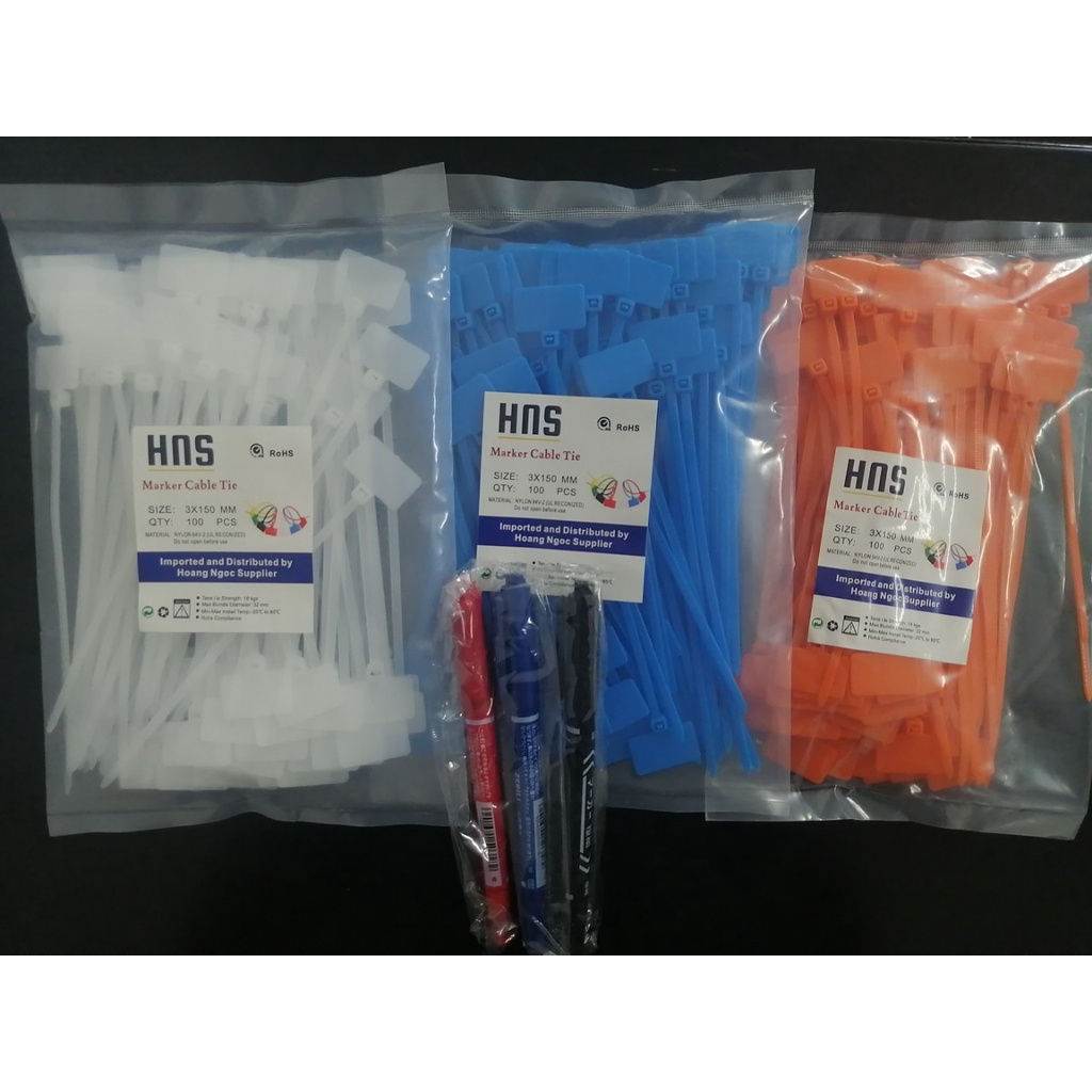 100 dây rút nhãn - dây rút vuông -dây thít nhãn -dây rút đánh dấu -dây thít đánh dấu