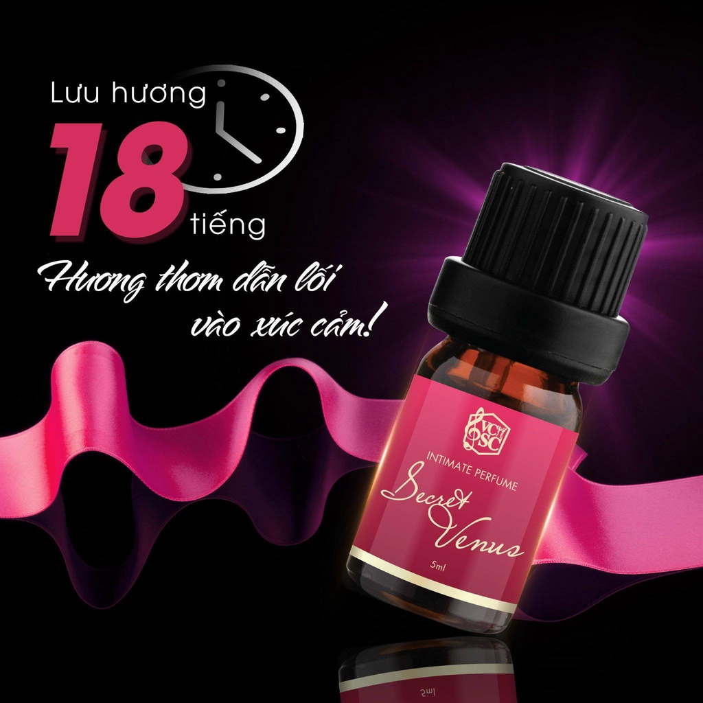 Nước Hoa Vùng Kín VCSC - Hương Thơm Dịu Nhẹ, Quyến Rũ 5ml