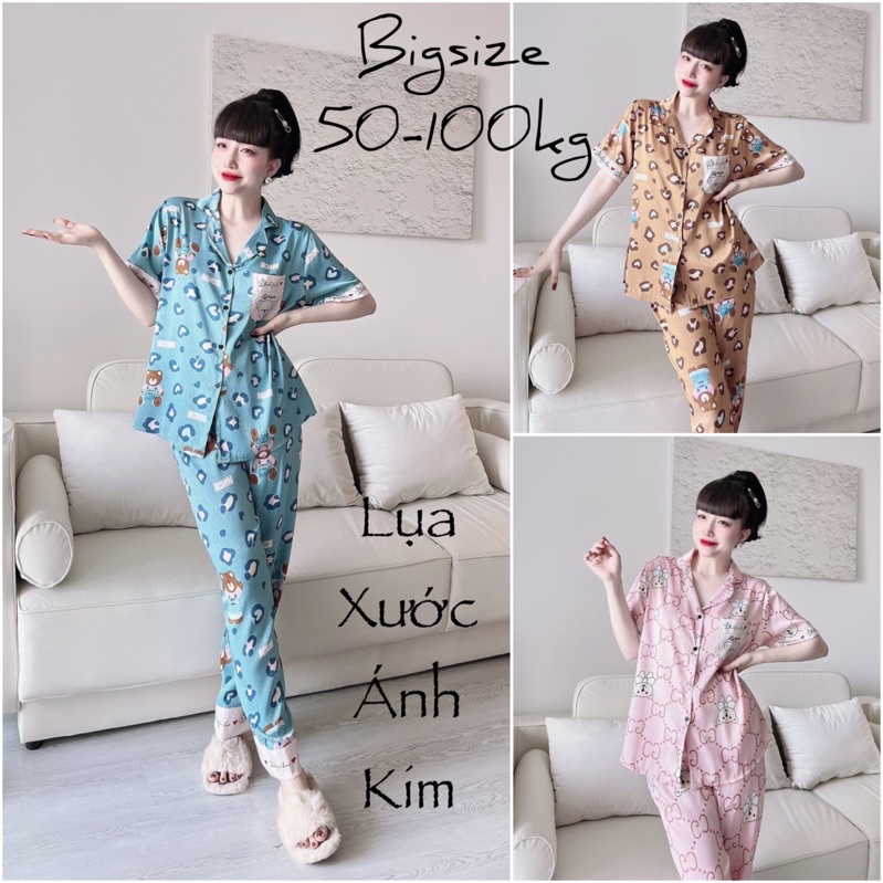 (Bigsize 50-110kg) Đồ Bộ cao cấp 3 size - chất mịn mát, form chuẩn
