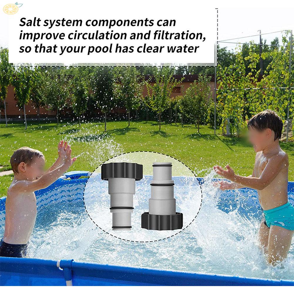 【VARSTR】For Intex Hose Adapter A Qty 1 + Adapter B Qty 1 Total Qty 2 In Set For Intex