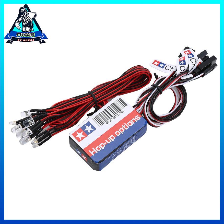 [Fit] Bộ 12 Đèn Led Phanh Tay Lái Mô Phỏng Flash Cho Xe Hơi 1/10 Rc [S/22]