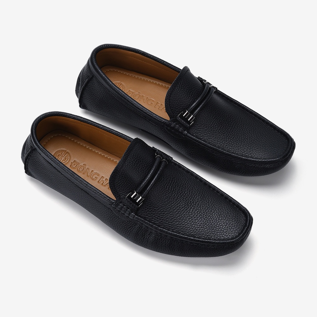 Giày lười nam Đông Hải hoạ tiết dây da thời trang - G0347