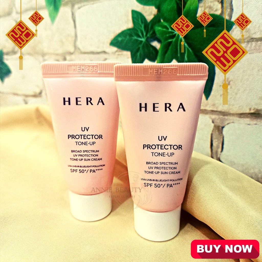 Kem chống nắng nâng tone HERA chống nắng, bụi mịn mạnh mẽ và dưỡng trắng da mặt UV PROTECTOR TONE-UP SPF50+ / PA++++