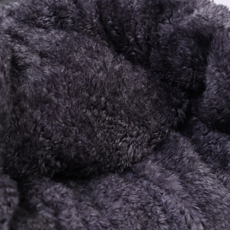 Mũ Trùm Đầu Dệt Kim Lót Nhung Dày Hai Lớp Chống Gió Giữ Ấm Mùa Đông Cho Nam Chạy Bộ / Trượt Tuyết / Lái Xe Ngoài Trời