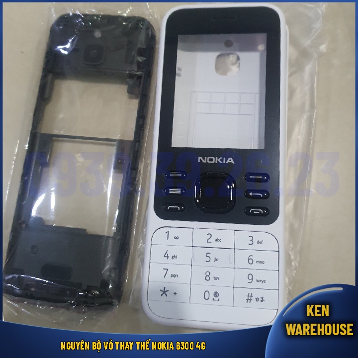 Nguyên Bộ Vỏ Thay Thế Nokia 6300 4G - KEN warehouse