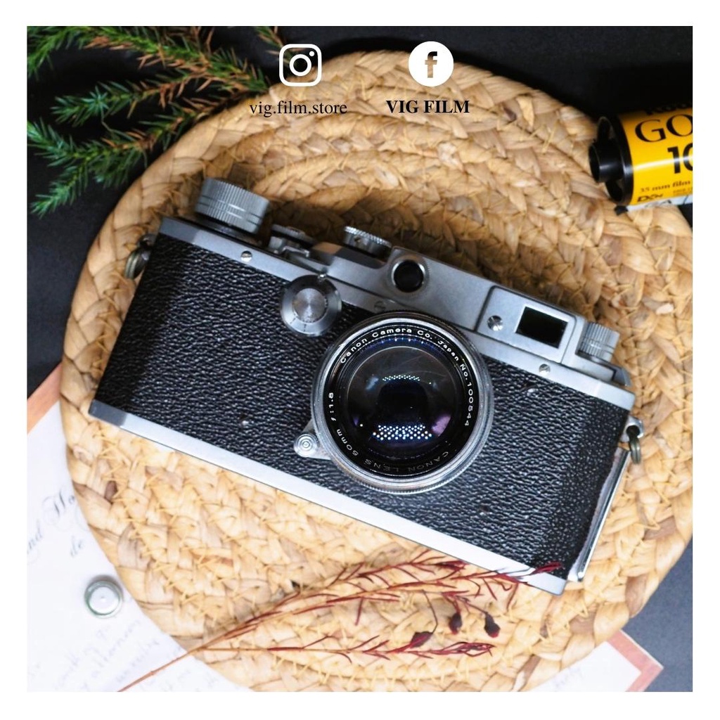Máy ảnh film Canon kèm lens