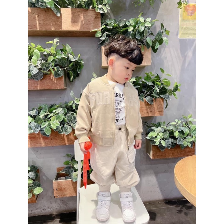 Q22231-Áo Da Lộn cho bé trai bé gái 10-18kg