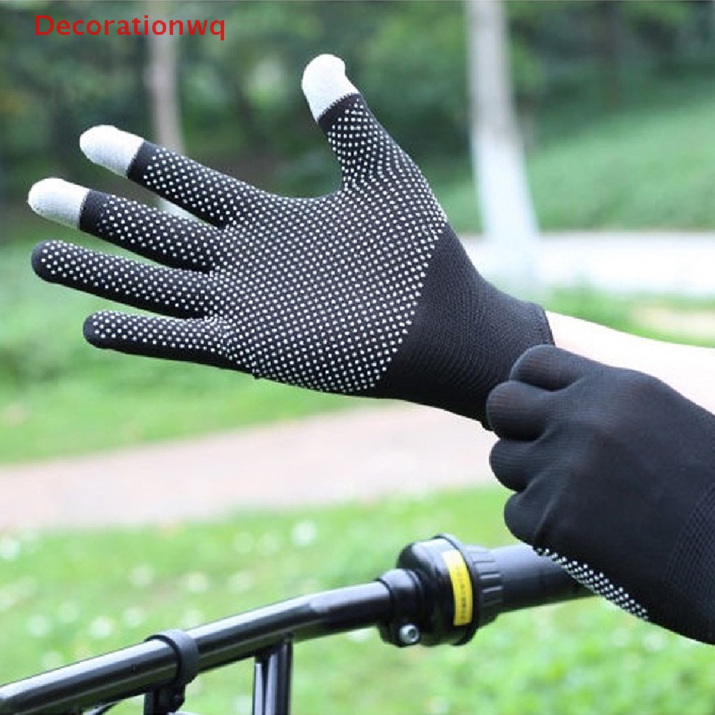 Decorationwq Riding Anti-slip Gloves for Motorcycle Cycling Sports Men Women Lightweight Thin Breathable Touchscreen Glove Oudoor Spring new