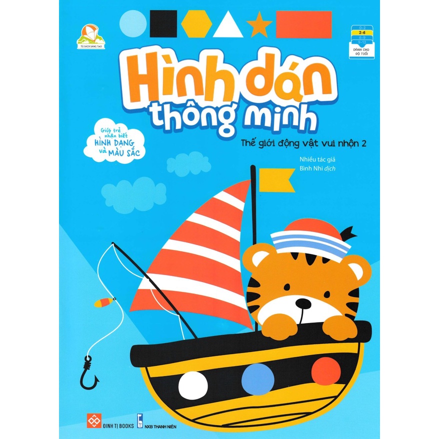 Sách - Hình Dán Thông Minh - Thế Giới Động Vật Vui Nhộn 2 - DTI