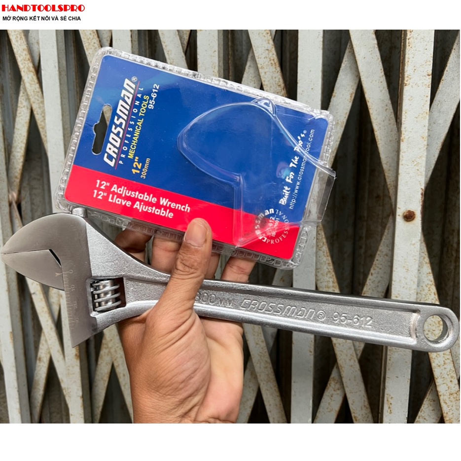 Mỏ lết cao cấp 10"-12"15" Crossman