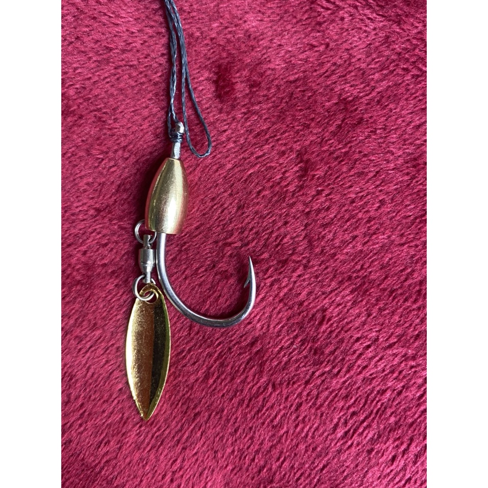 Lưỡi Nhái Treo Có Thìa Thủ Công Chất Liệu Thép 1,8 Li Không Gỉ Siêu Sắc Bén