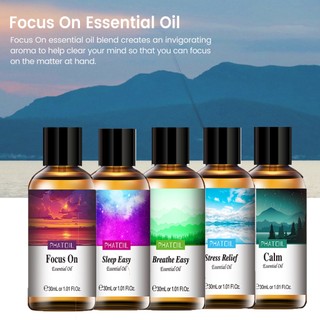 Hương liệu tinh dầu hợp chất 30ML để thở dễ dàng / Giảm căng thẳng / Dễ ngủ / Chống côn trùng massage oil