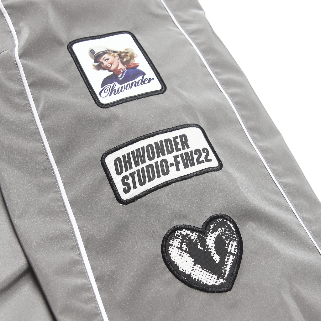 Áo khoác gió Logo Patch Oh Wonder Studio