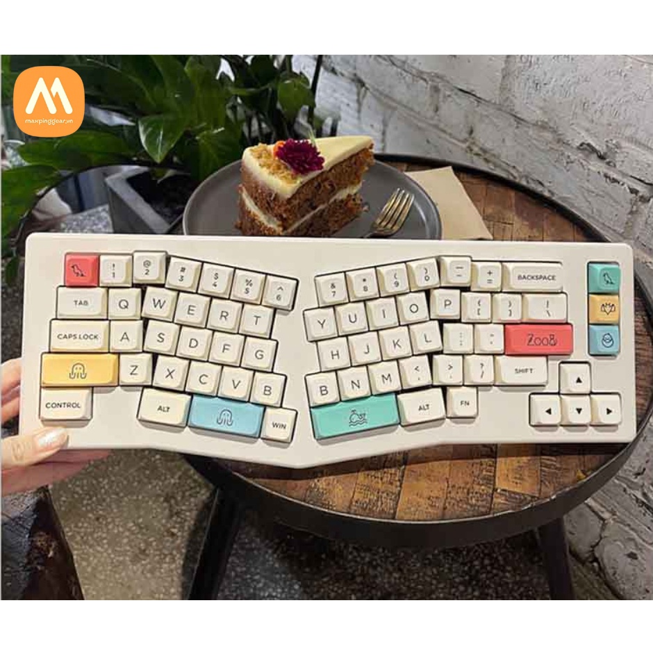 Nút bàn phím AKKO Keycap set – CREAM