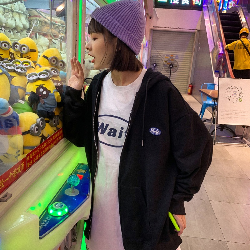 NRVP Áo KhoáC Hoodie Tay DàI KiểU DáNg Thể Thao Cho Nữ