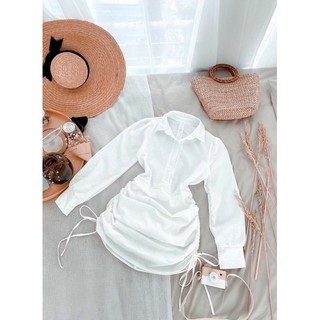 ĐẦM SƠ MI RÚT DÂY BG