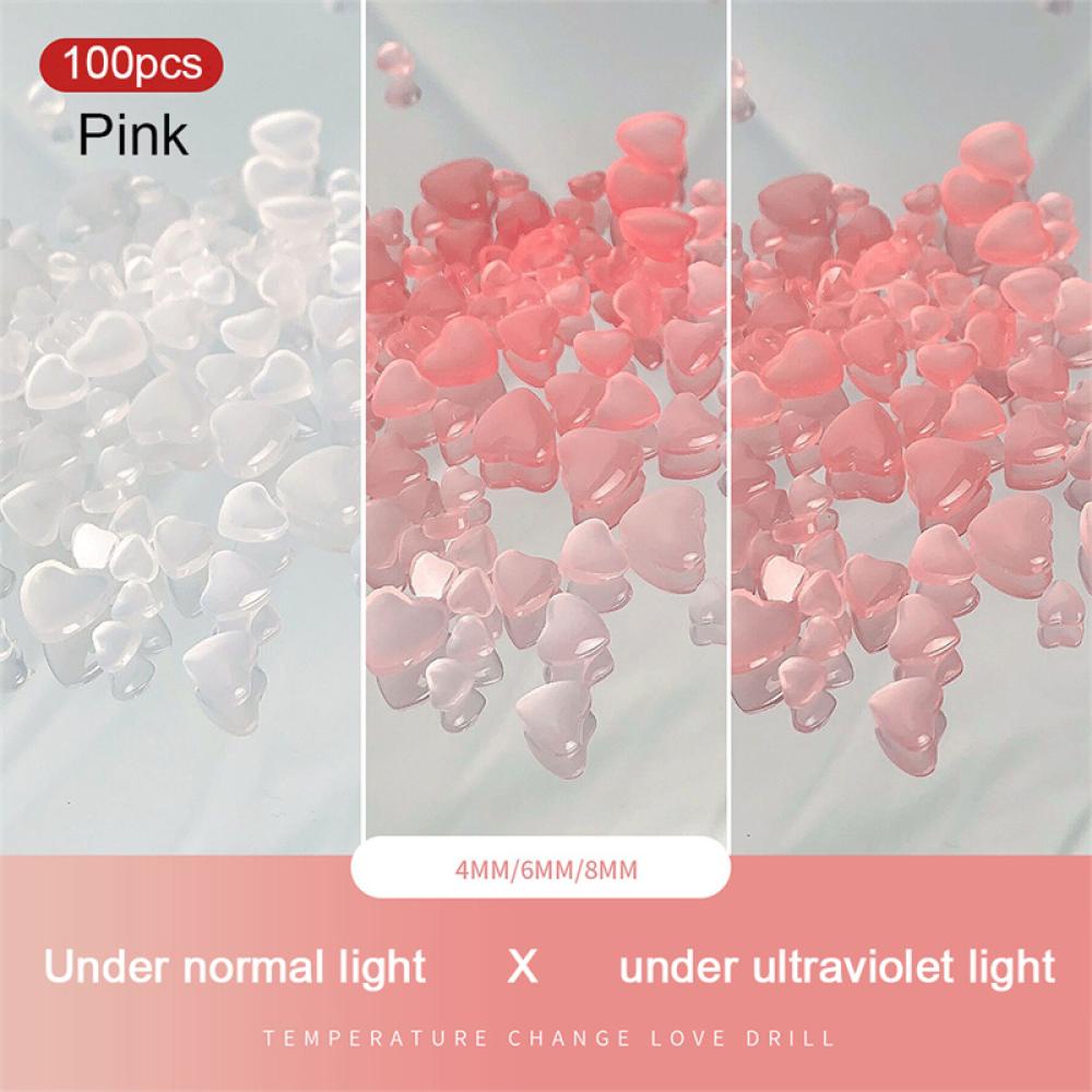 Bộ 100 Miếng Dán Móng Tay Trong Suốt M1S7 DIY