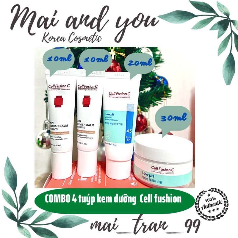 Set kem dưỡng Cell Fushion