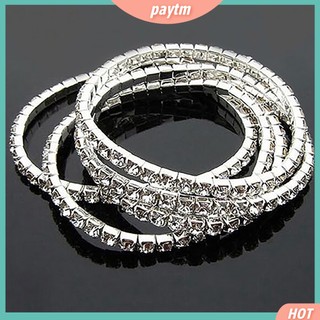 (PTM) Vòng tay mạ bạc đính đá thời trang