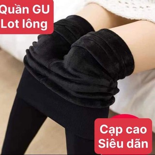 Quần Giữ Nhiệt Nữ Legging Lót Lông Nhung Mềm Mịn-shop Honniehouse