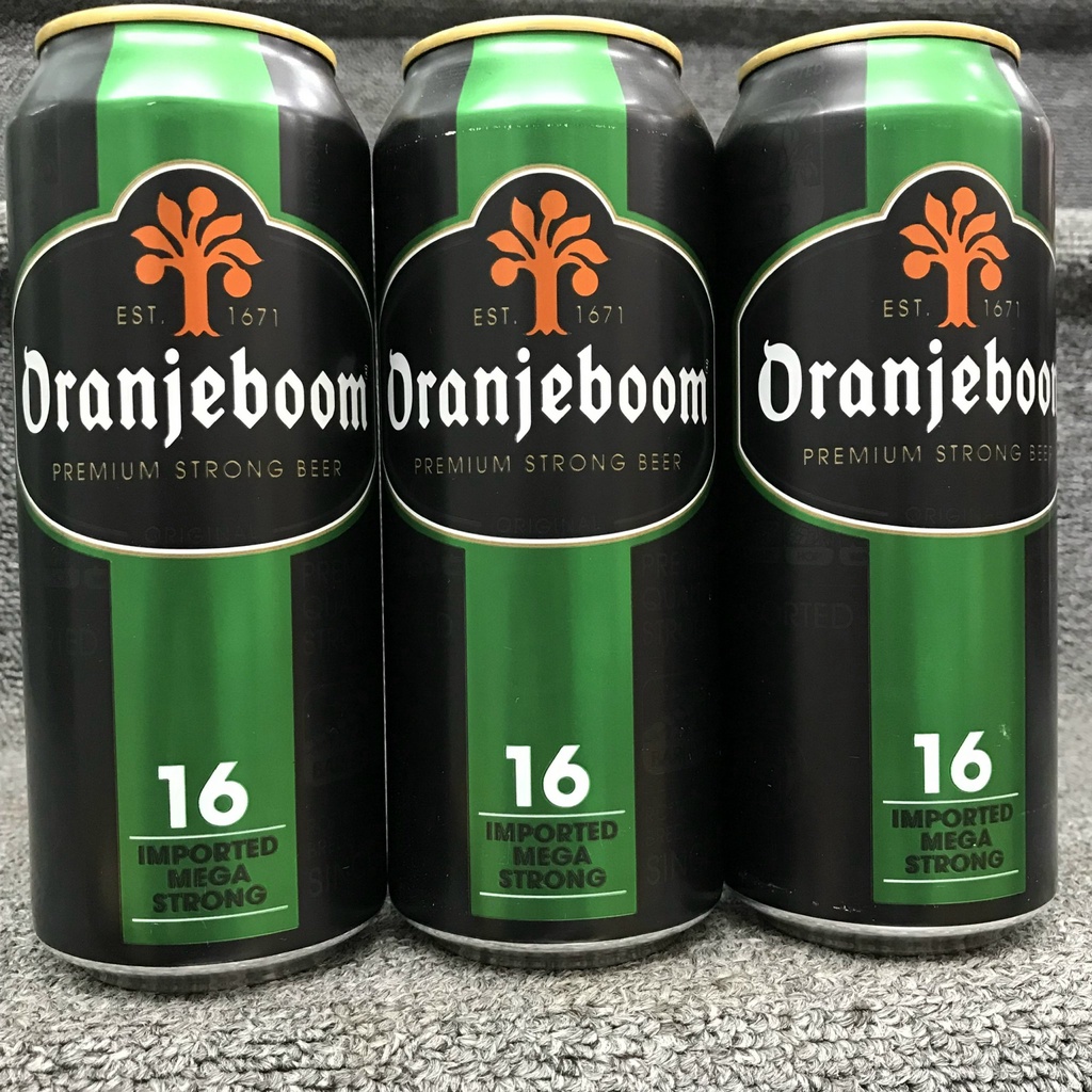 Bia lon Oranjeboom bia độ đậm: 8.5% , 12%, 14% - Hà Lan - Barley ...