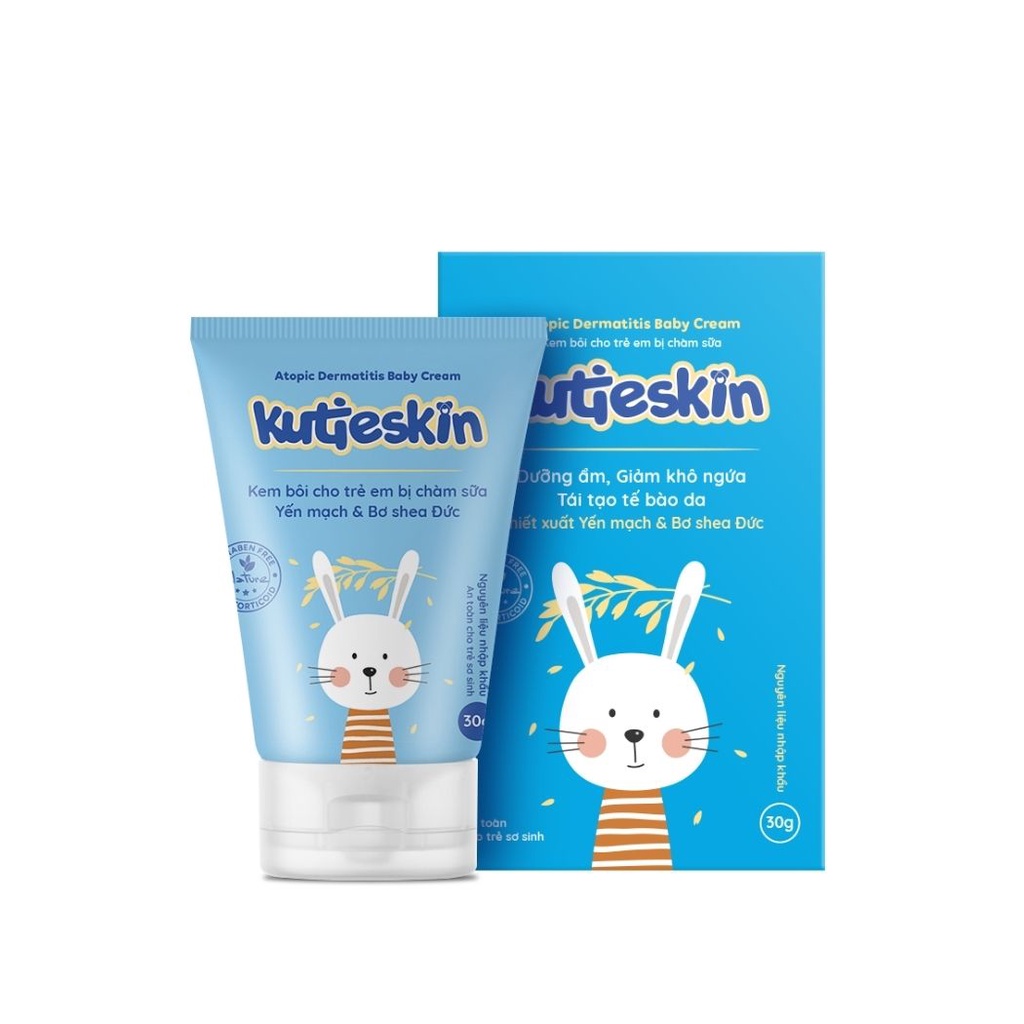 [NHẬP CVIJUL1 GIẢM 10%] Kutieskin 30gr dành cho da em bé bị chàm sữa