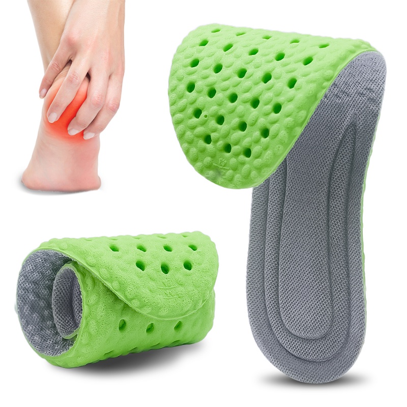1 Cặp Đế Lót Giày Mềm Mại Thấm Hút Mồ Hôi Thoáng Khí Cho Nam Nữ
