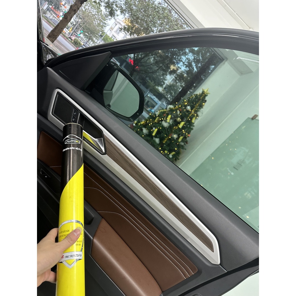 Bộ 7 chi tiết Film PPF trong suốt dán xe VOLKSWAGEN TERAMONT 2021 chống xước bảo vệ nội thất ô tô - AUTO6