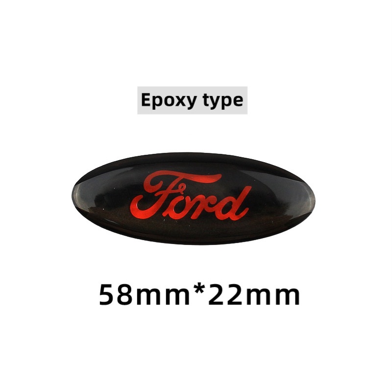Miếng dán logo vô lăng xe FORD