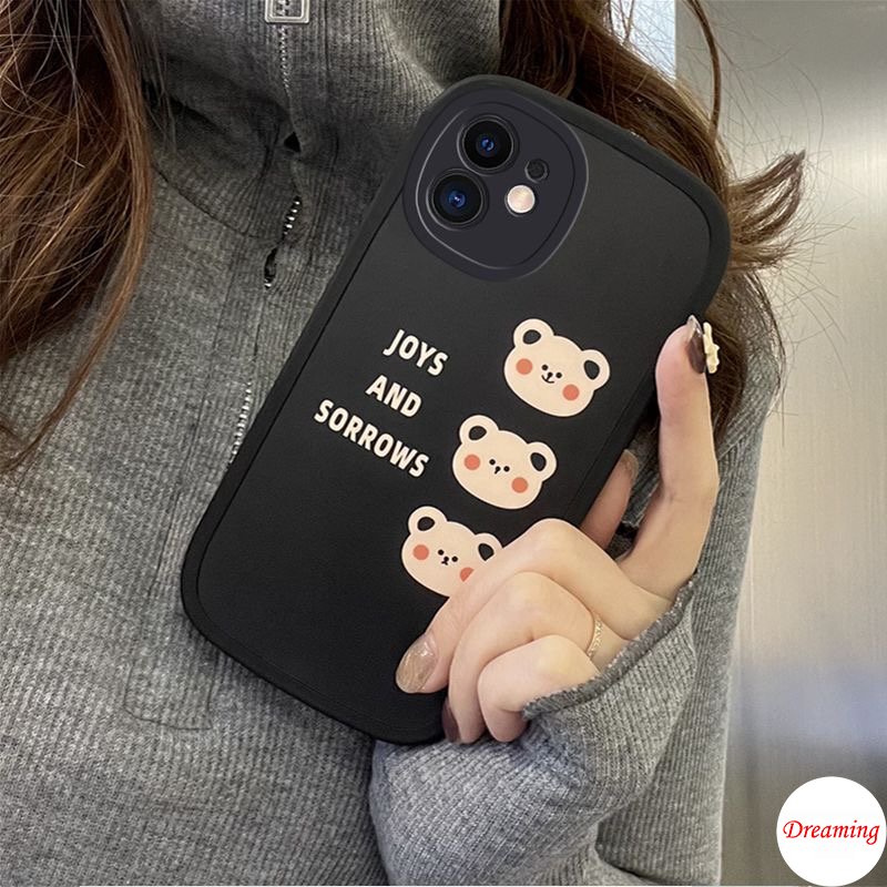 Ốp Điện Thoại Mềm In Hình Gấu Hoạt Hình Dễ Thương Cho iphone 15 14 13 12 11 pro x xr xs max se 2020 6 6s 7 8 plus