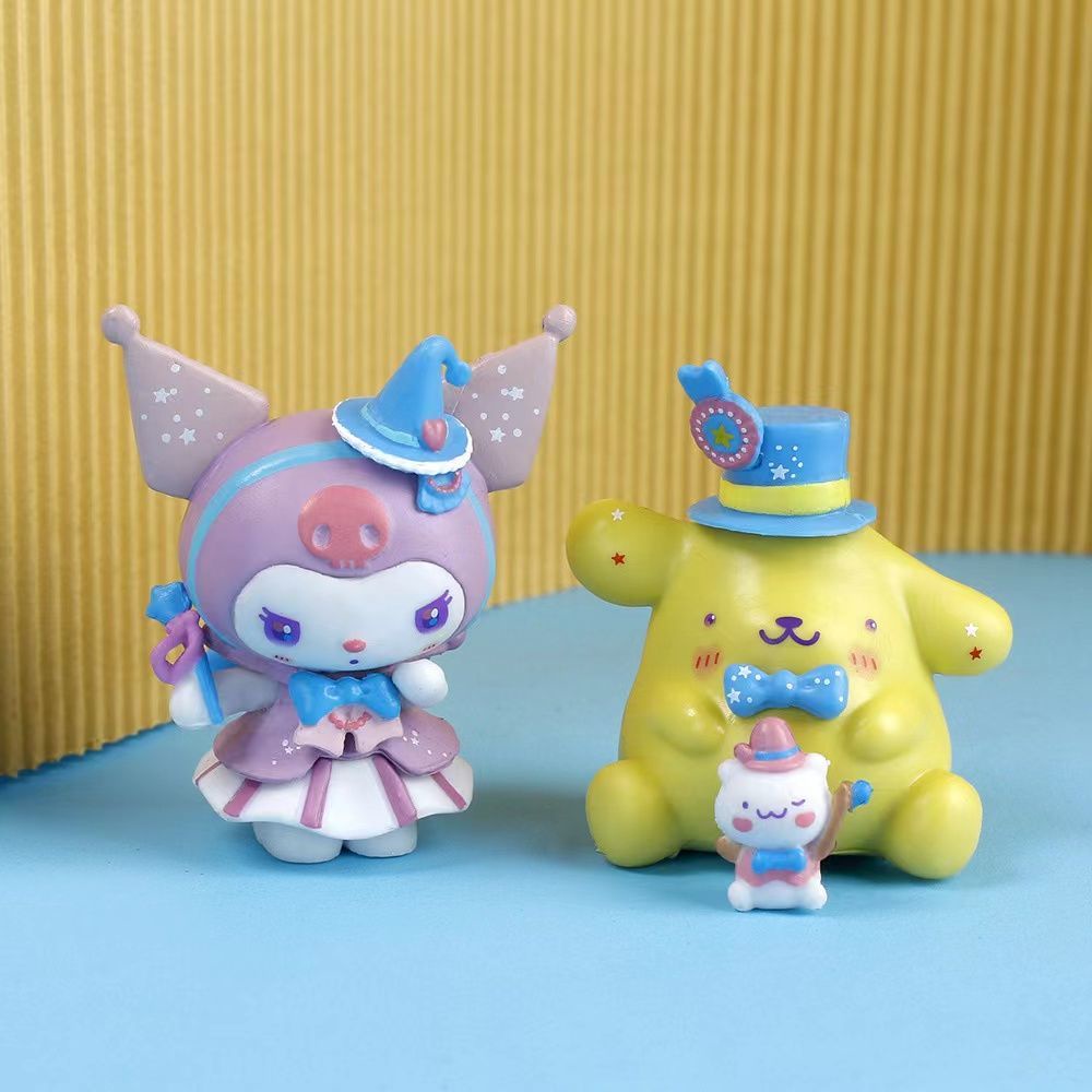 Mô Hình Cún Kuromi Cinnamon Để Bàn Trang Trí Dễ Thương