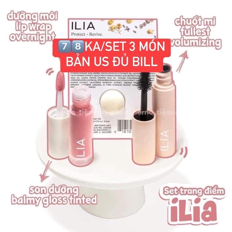 Set 3 món ILIA