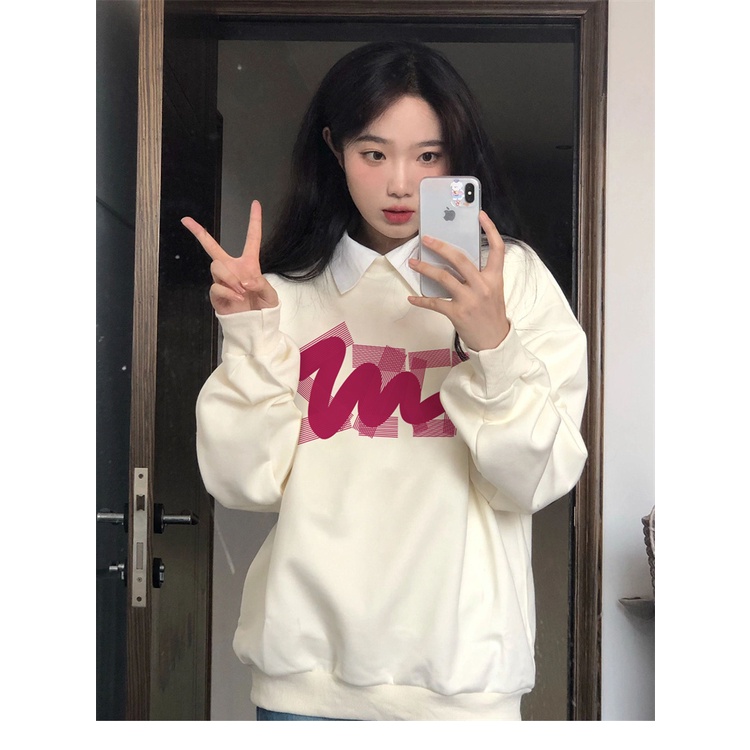 NRVP Áo Khoác Thể Thao Tay Dài Dáng Rộng In Hình Thỏ Năm Mới 2023 Phong Cách Trung Hoa Hàn Quốc Cho Nữ