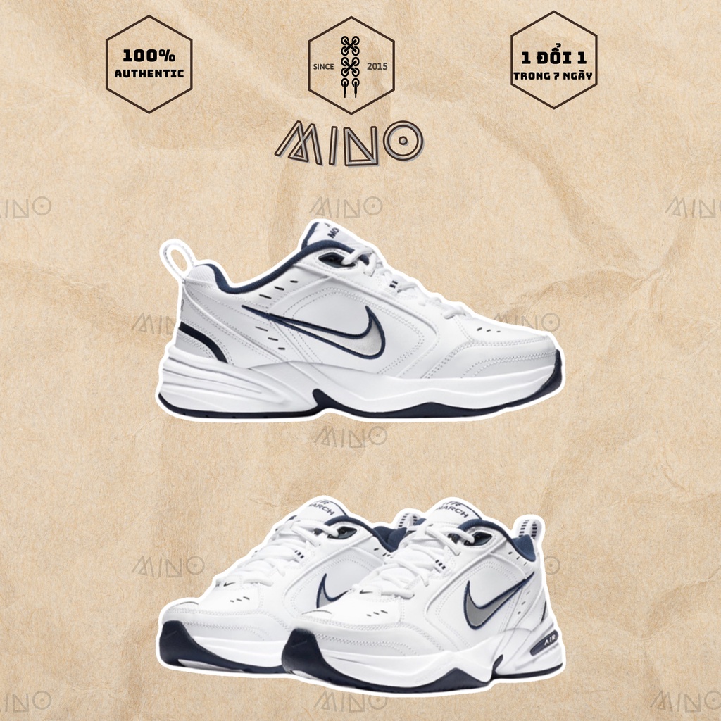 [CHÍNH HÃNG] Giày Nike Air Monarch IV White Navy