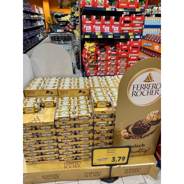 Kẹo Socola Kem Hạt Dẻ Ferrero Rocher Đức 200g - 16 viên