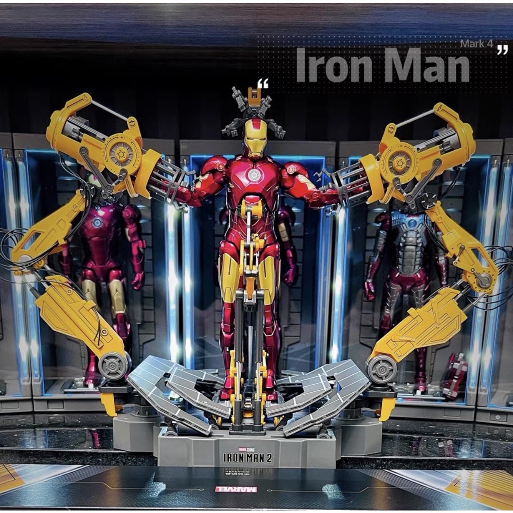 Mô hình Suit- Up Gantry & Iron Man MK4 ZD Toys chính hãng tỉ lệ 1:10